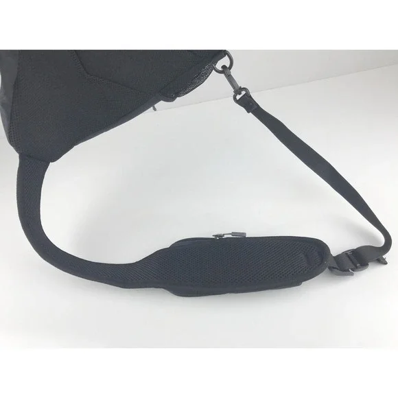 WATERFLY Black Nylon Sling Bag Backpack Crossbody Chest Pack Outdoor‎ Travel - Picture 16 of 16